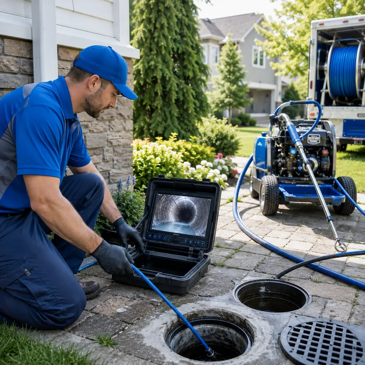 Outdoor drain cleaning professionals serving Willis, TX